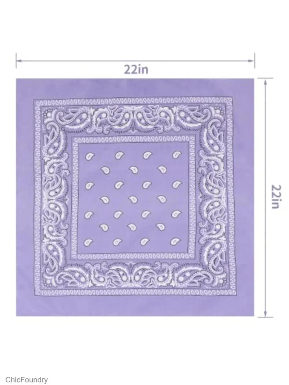 Polyester Bandana 12 Pack Head Scarf 22in Multi-Use